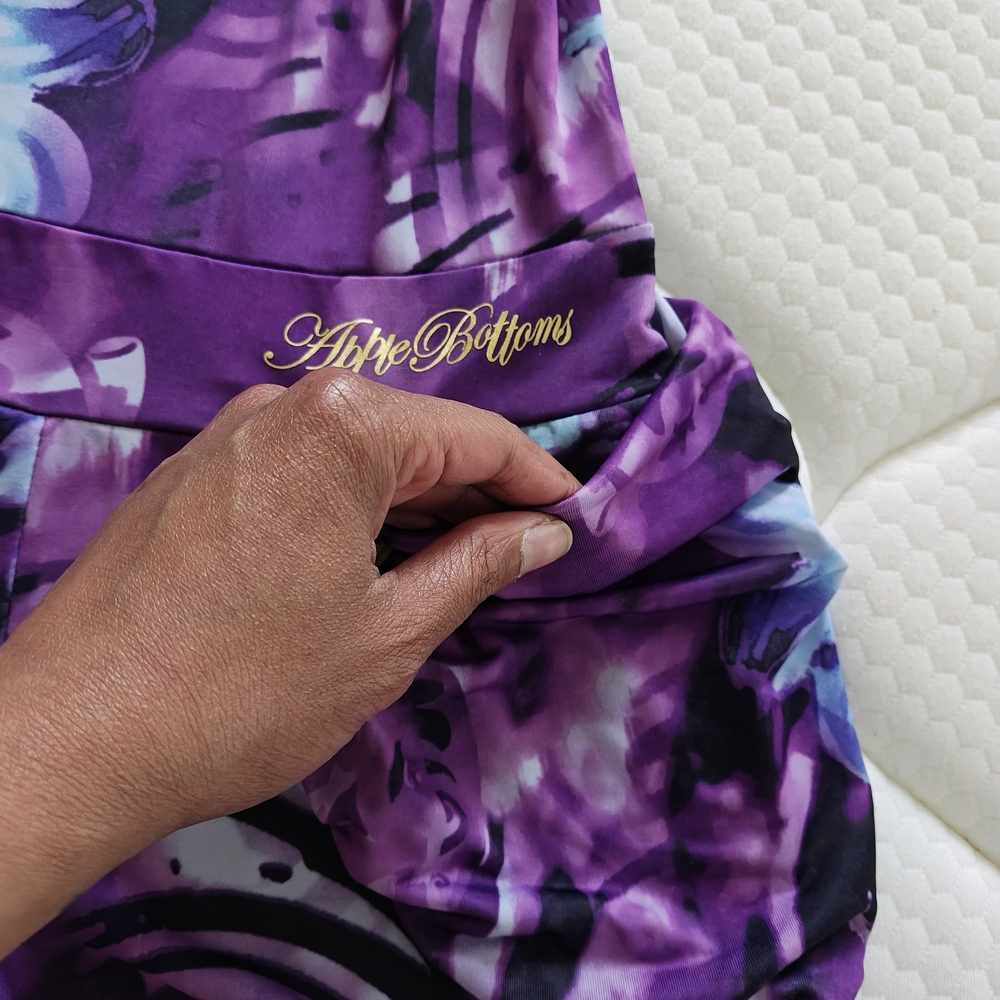 Apple Bottoms Purple and Black Top-N-Short